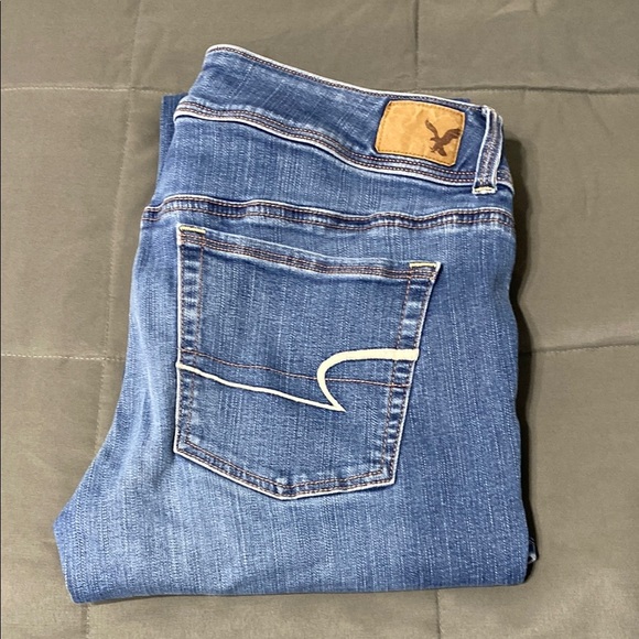 American Eagle 🦅 kick boot jeans. 12 short. - Picture 1 of 6